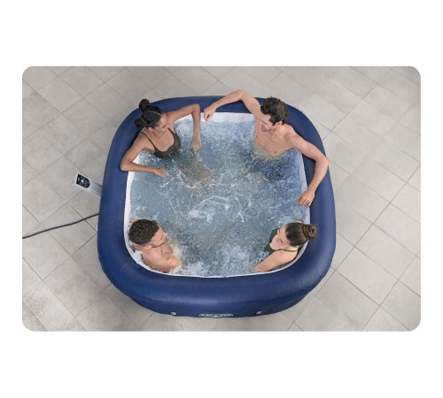 Джакузі-SPA надувне Bestway 6001H Lay-Z Miami 6-місне