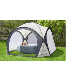 Намет для SPA Bestway 60305 390 х 390 х 255  см, бежево-сірий