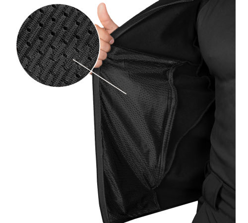 Флісова кофта Paladin Himatec 100 Чорна (8472), XL Флісова кофта Paladin Himatec 100 Чорна (8472), XL