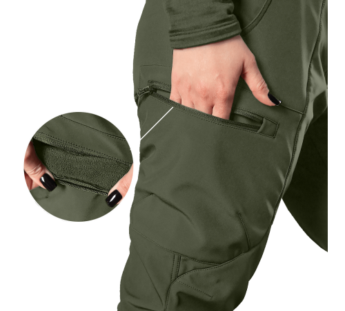 Штани Pani SoftShell Олива (8485), L