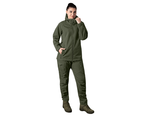 Комплект Pani SoftShell Олива (8555), XS