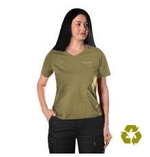 Футболка Pani Totem Logo V-neck Tan (8285), XS