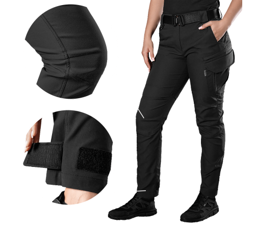 Штани Pani Герць Police Чорні (8416), XL Штани Pani Герць Police Чорні (8416), XL