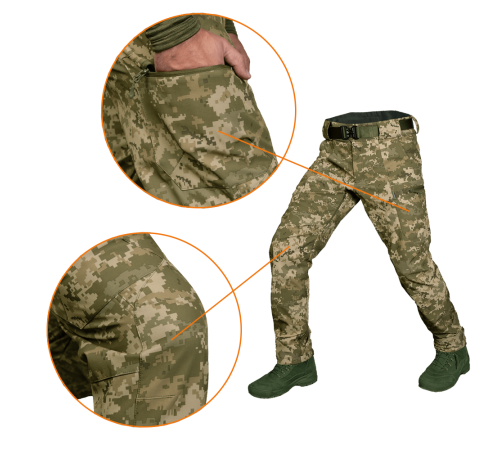 Штани SoftShell Vent 2.0 Піксель (8537), XL Штани SoftShell Vent 2.0 Піксель (8537), XL