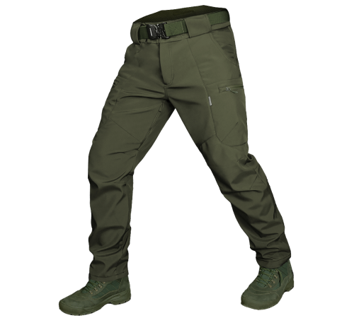 Штани SoftShell Vent Mesh Олива (7396), S