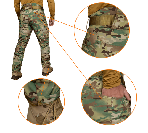 Штани SoftShell Vent Multicam (7276), S