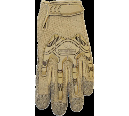 Рукавиці тактичні протиударні Venture Gear Tactical VGTG40 Heavy-Duty Impact Operator, пісочні, XL