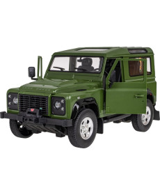 Land Rover Defender зелений RASTAR модель 1:14 Пульт автомобіля + Пульт 2,4 ГГц + Двері відкриваються вручну