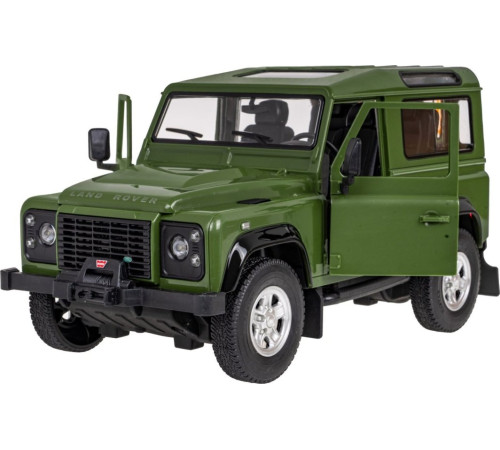 Land Rover Defender зелений RASTAR модель 1:14 Пульт автомобіля + Пульт 2,4 ГГц + Двері відкриваються вручну