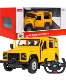 Land Rover Defender жовтий RASTAR модель 1:14 Пульт авто + Пульт 2,4 ГГц + Двері відкриваються вручну