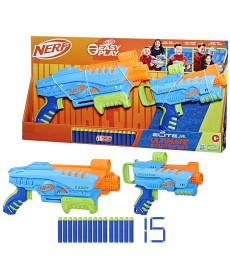 Набір бластерів Nerf Elite Junior Стартовий набір 15 патронів (F6369)