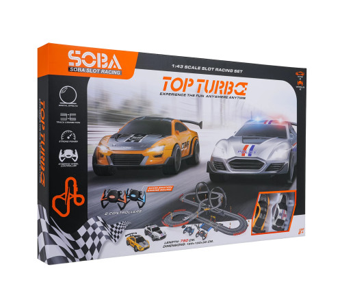 Дитяча гоночна траса Ramiz Top Turbo XXL, 790 см ZKT.A49-10A