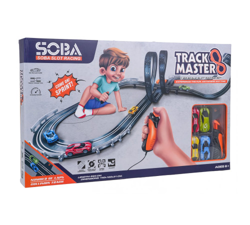 Дитяча гоночна траса Soba TRACK MASTER 694 см
