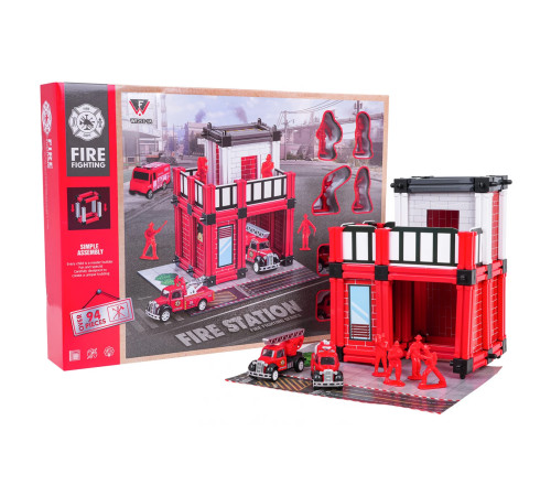 Дитячий набір Ramiz WF253-1A Пожежна станція + аксесуари