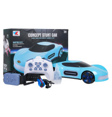 Машинка дитяча Ramiz 7022-3D на дистанційному керуванні, блакитно-чорна