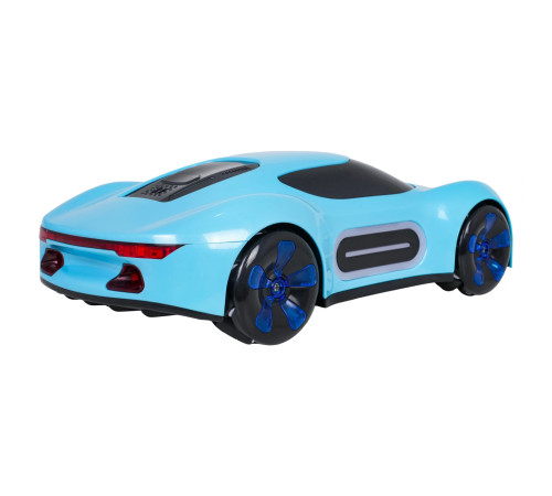 Машинка дитяча Ramiz 7022-3D на дистанційному керуванні, блакитно-чорна