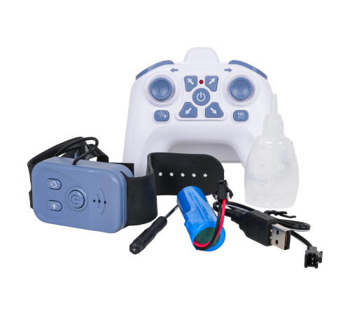 Машинка дитяча Ramiz 7022-3D на дистанційному керуванні, блакитно-чорна