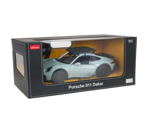 Машинка дитяча RASTAR 1:14 Porsche 911 Dakar на дистанційному керуванні, блакитно-чорна