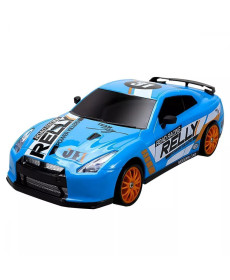 Дитяча машинка для дрифту Racing Rally R/C Nissan GT-R 4WD синя