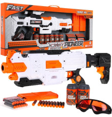 Велика дитяча рушниця 8+ аксесуарів + 48 м'яких куль Fast Pioneer Toy Gun