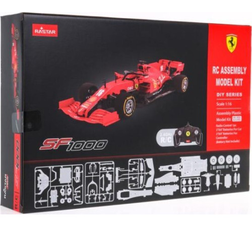 Гоночний автомобіль на дистанційному керуванні Ferrari SF1000 червоний RASTAR модель 1:16 + обвіс + пульт дистанційного керування 2,4 ГГц