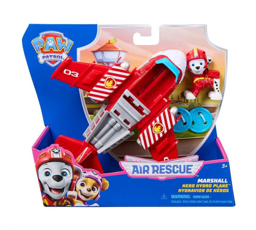 Літак дитячий Spin Master Повітряна рятувальна місія з водієм Маршал "Щенячий патруль"
