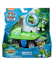 Машинка-трансформер дитяча Spin Master З водієм у джунглях Роккі 