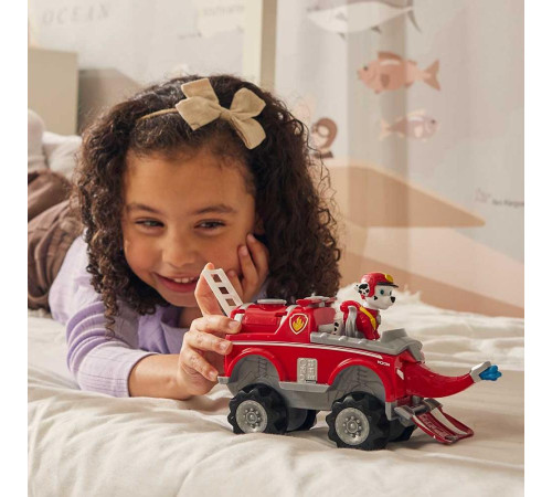 Машинка-трансформер дитяча Spin Master З водієм у джунглях Маршал "Щенячий патруль"