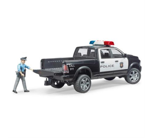 Автомодель Bruder Поліцейський пікап RAM 2500 із фігуркою 1:16 (02505) Автомодель Bruder Поліцейський пікап RAM 2500 із фігуркою 1:16 (02505)