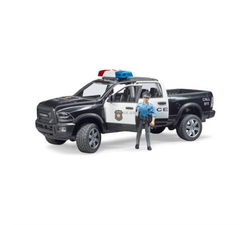 Автомодель Bruder Поліцейський пікап RAM 2500 із фігуркою 1:16 (02505) Автомодель Bruder Поліцейський пікап RAM 2500 із фігуркою 1:16 (02505)