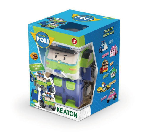 Машинка-трансформер дитяча Roi Visual Робокар Кітон 10 см