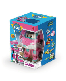 Машинка-трансформер дитяча Roi Visual Робокар Сенді 10 см