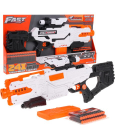 Рушниця дитяча 8+ М'які кулі + аксесуари Іграшкова рушниця Fast Pioneer
