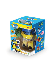 Машинка-трансформер дитяча Roi Visual Робокар Баккі 10 см