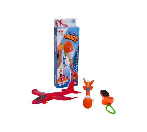 Метальний літак дитячий Ramiz 819-21B 2в1, червоний