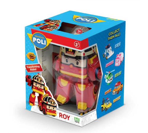 Машинка-трансформер дитяча Roi Visual Робокар Рой 10 см