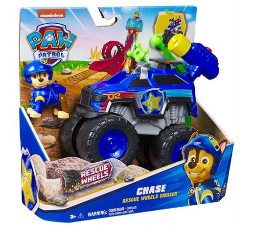 Ігровий набір Paw Patrol Мегаколеса Великий рятувальний автомобіль-трансформер із Гончиком (SM17776/6069302) Ігровий набір Paw Patrol Мегаколеса Великий рятувальний автомобіль-трансформер із Гончиком (SM17776/6069302)
