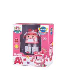 Машинка-трансформер дитяча Roi Visual Робокар малюк Ембер