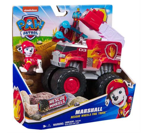 Ігровий набір Paw Patrol Мегаколеса Великий рятувальний автомобіль-трансформер із Маршалом (SM17776/6069306) Ігровий набір Paw Patrol Мегаколеса Великий рятувальний автомобіль-трансформер із Маршалом (SM17776/6069306)