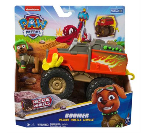 Ігровий набір Paw Patrol Мегаколеса Великий рятувальний автомобіль-трансформер із Бумером (SM17776/6070318) Ігровий набір Paw Patrol Мегаколеса Великий рятувальний автомобіль-трансформер із Бумером (SM17776/6070318)