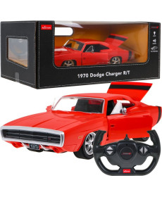 1970 Dodge Charger RT червоний RASTAR модель 1:16 Автомобіль на дистанційному керуванні + пульт дистанційного керування