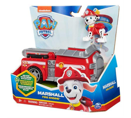 Ігровий набір Paw Patrol Пожежний автомобіль із водієм Маршалом (SM16775/9917) Ігровий набір Paw Patrol Пожежний автомобіль із водієм Маршалом (SM16775/9917)
