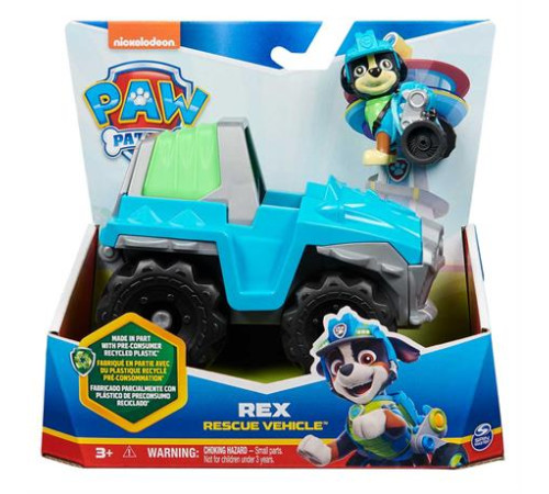 Ігровий набір Paw Patrol Рятувальний автомобіль із водієм Рексом (SM16775/2886) Ігровий набір Paw Patrol Рятувальний автомобіль із водієм Рексом (SM16775/2886)