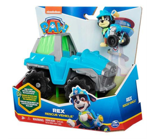 Ігровий набір Paw Patrol Рятувальний автомобіль із водієм Рексом (SM16775/2886) Ігровий набір Paw Patrol Рятувальний автомобіль із водієм Рексом (SM16775/2886)