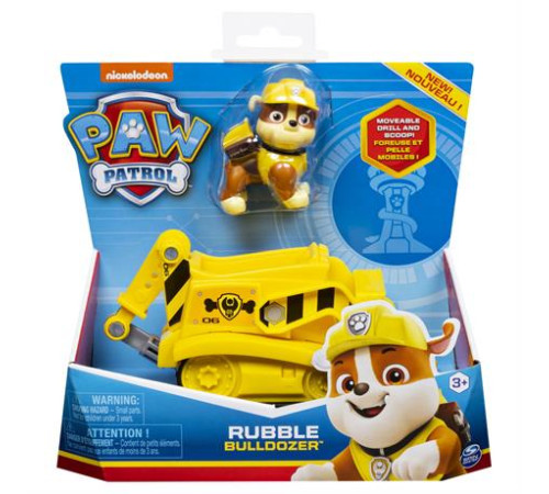 Ігровий набір Paw Patrol Бульдозер із водієм Кремезом (SM16775/9924) Ігровий набір Paw Patrol Бульдозер із водієм Кремезом (SM16775/9924)