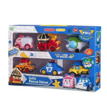 Набір машинок дитячих Roi Visual рятівники делюкс GoGo 6 шт