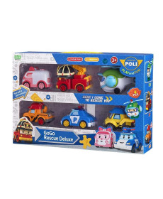 Набір машинок дитячих Roi Visual рятівники делюкс GoGo 6 шт