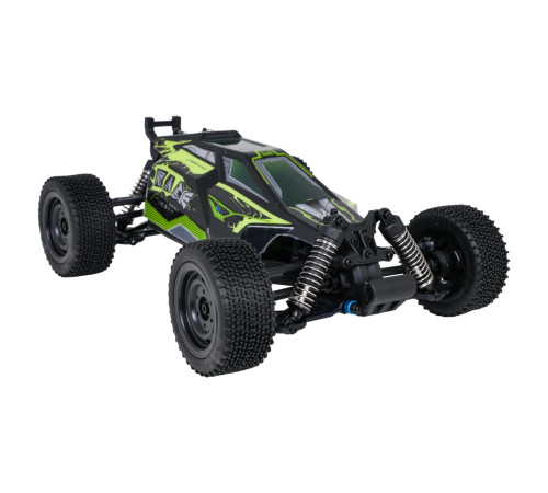 Дитяча машинка Ramiz CHEETAH 16201 на дистанційному керуванні, масштаб 1:16, чорно-зелена