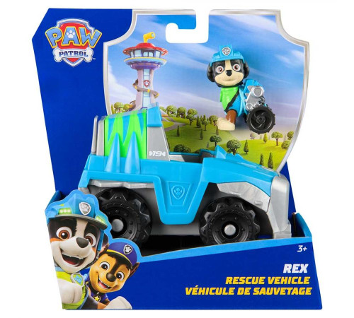 Машинка-трансформер дитяча Spin Master Базовий рятівний автомобіль з водієм Рекс