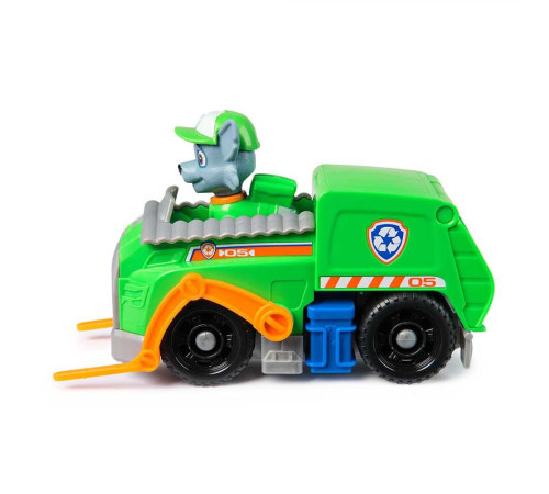 Машинка-трансформер дитяча Spin Master Базовий рятівний автомобіль з водієм Роккі